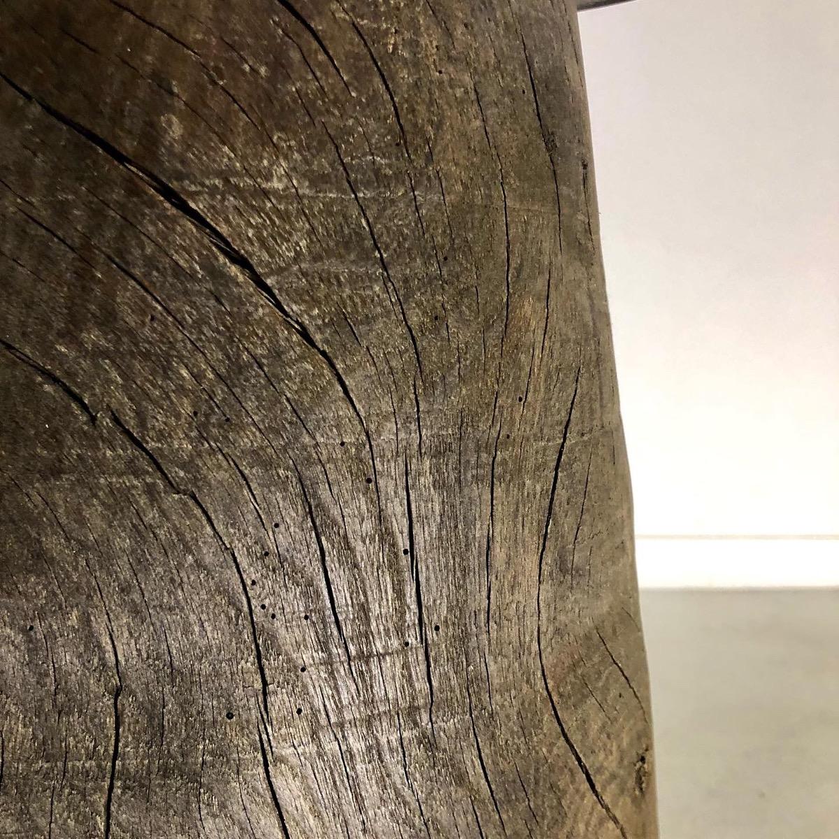 Primitive pedestal table 