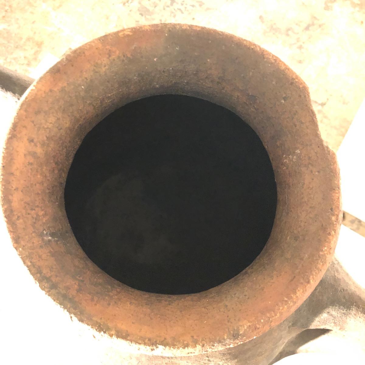 Primitive terra cotta vases