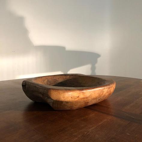 Primitive wooden dish
