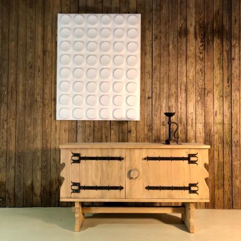 Rustic modern pine cabinet 