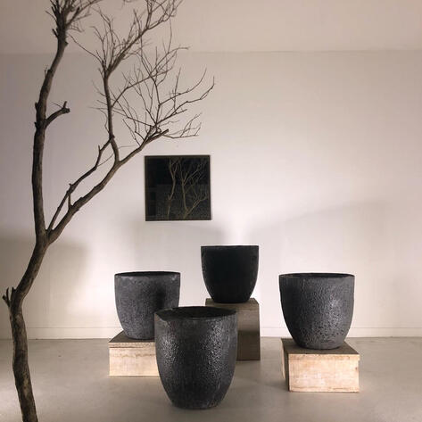 Set of foundry crucibles 