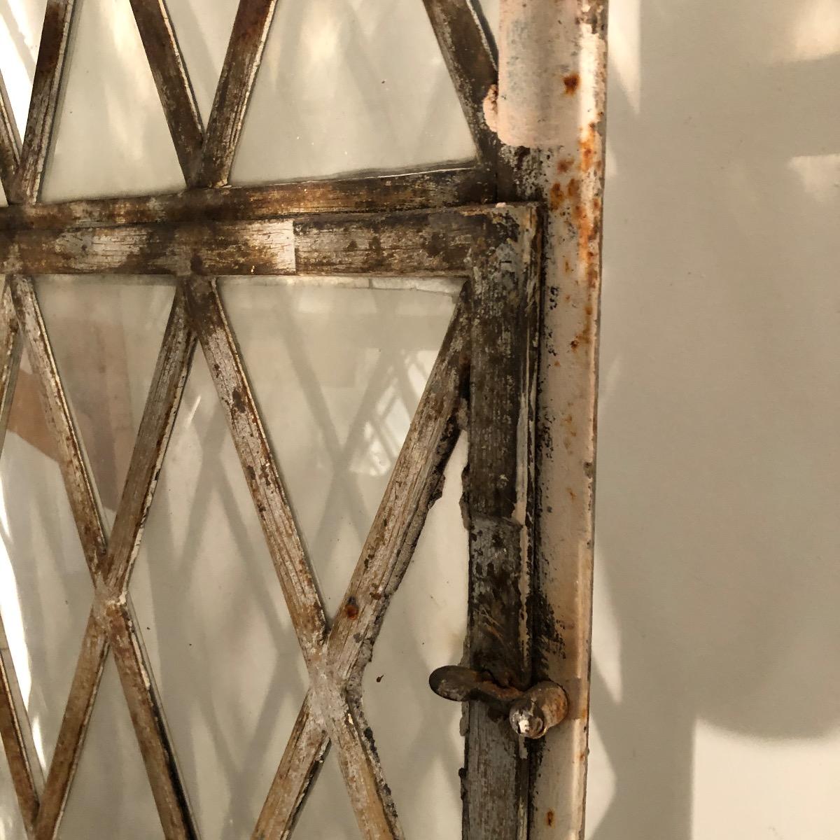 Set of metal windows circa 1880