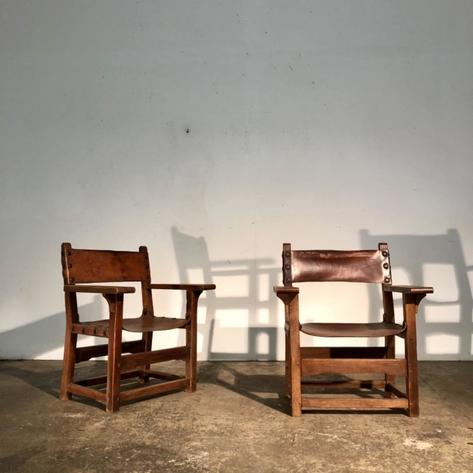 Spanish style armchairs 