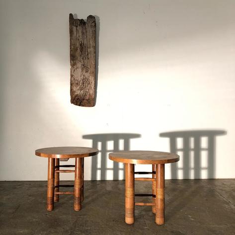 Two 1930 side tables