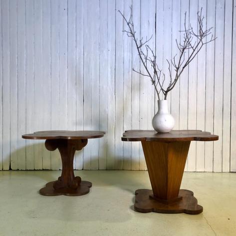 Two side tables circa 1950