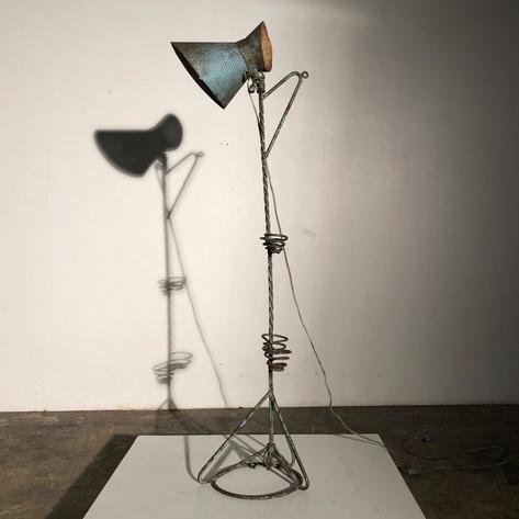 Unusual 1950 floor lamp