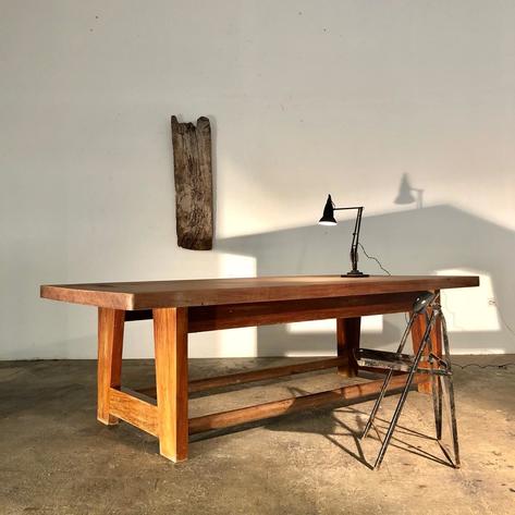 Very rare large 1940 architect table 