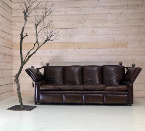 XXL leather sofa 